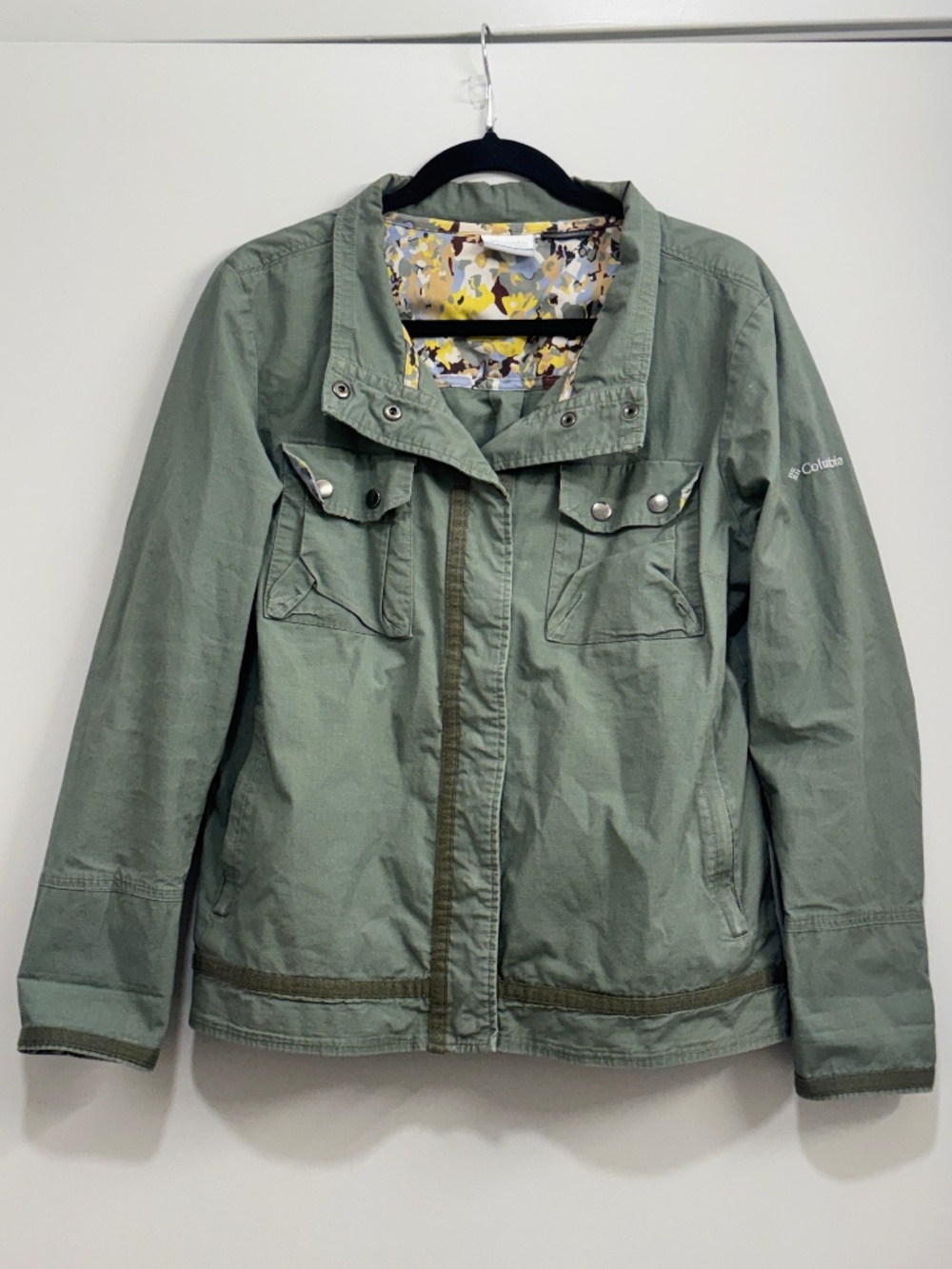 Columbia Sportswear Omni-Shade Utility Jacket Women’s XL Green Lightweight